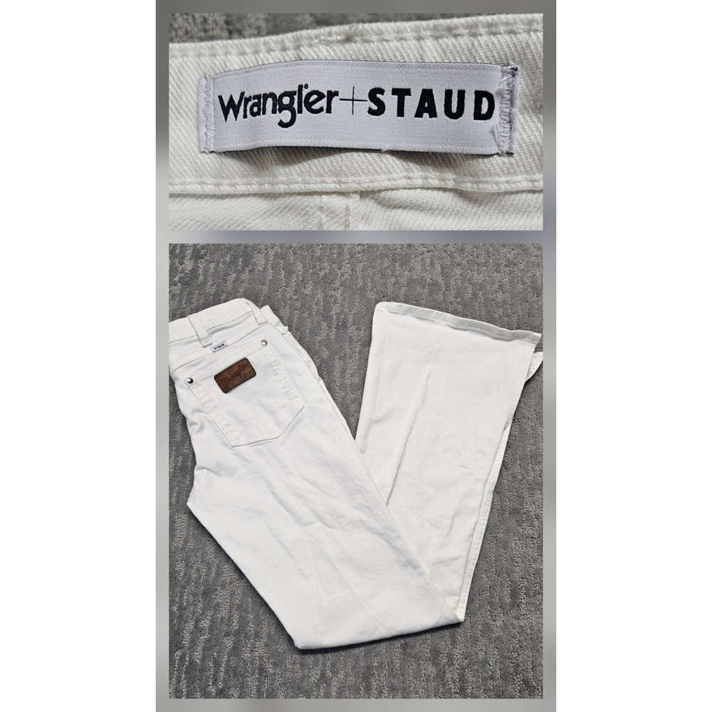 Wrangler + STAUD‎ Womens Jean WHITE 28×34